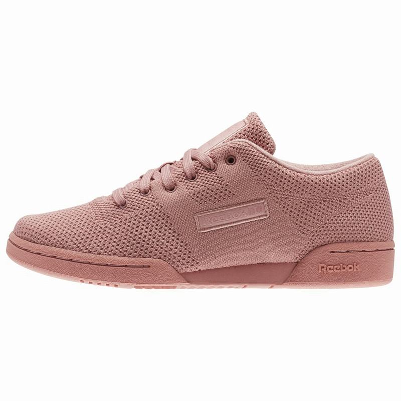 Tenisi Reebok Workout Clean Ultraknit Dama Roz/Albi Romania BZ1186YN